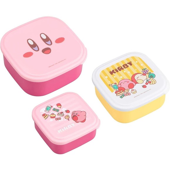Kirby's Dream Land Bento Box Set Lunch Case Food Storage Cute Kawaii Anime - Picture 4 of 4